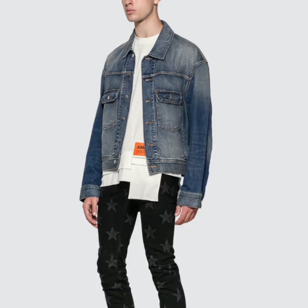 AMBUSH® UNTITLED LOGO DENIM JACKET SIZE 1